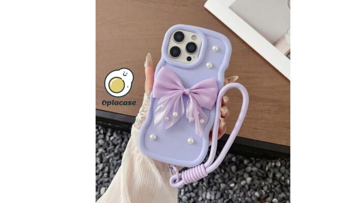 Ốp điện thoại nơ nhựa